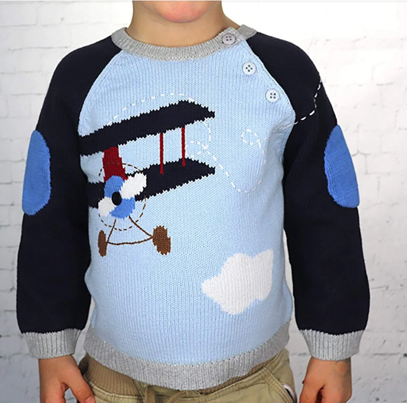 Airplane Knit Sweater