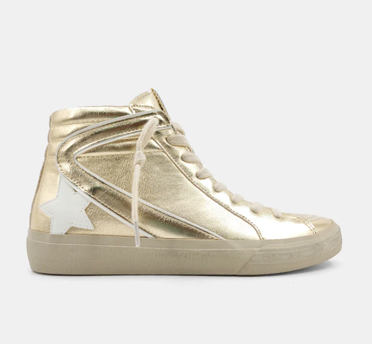 Roxanne Gold Sneaker by Shu Shop