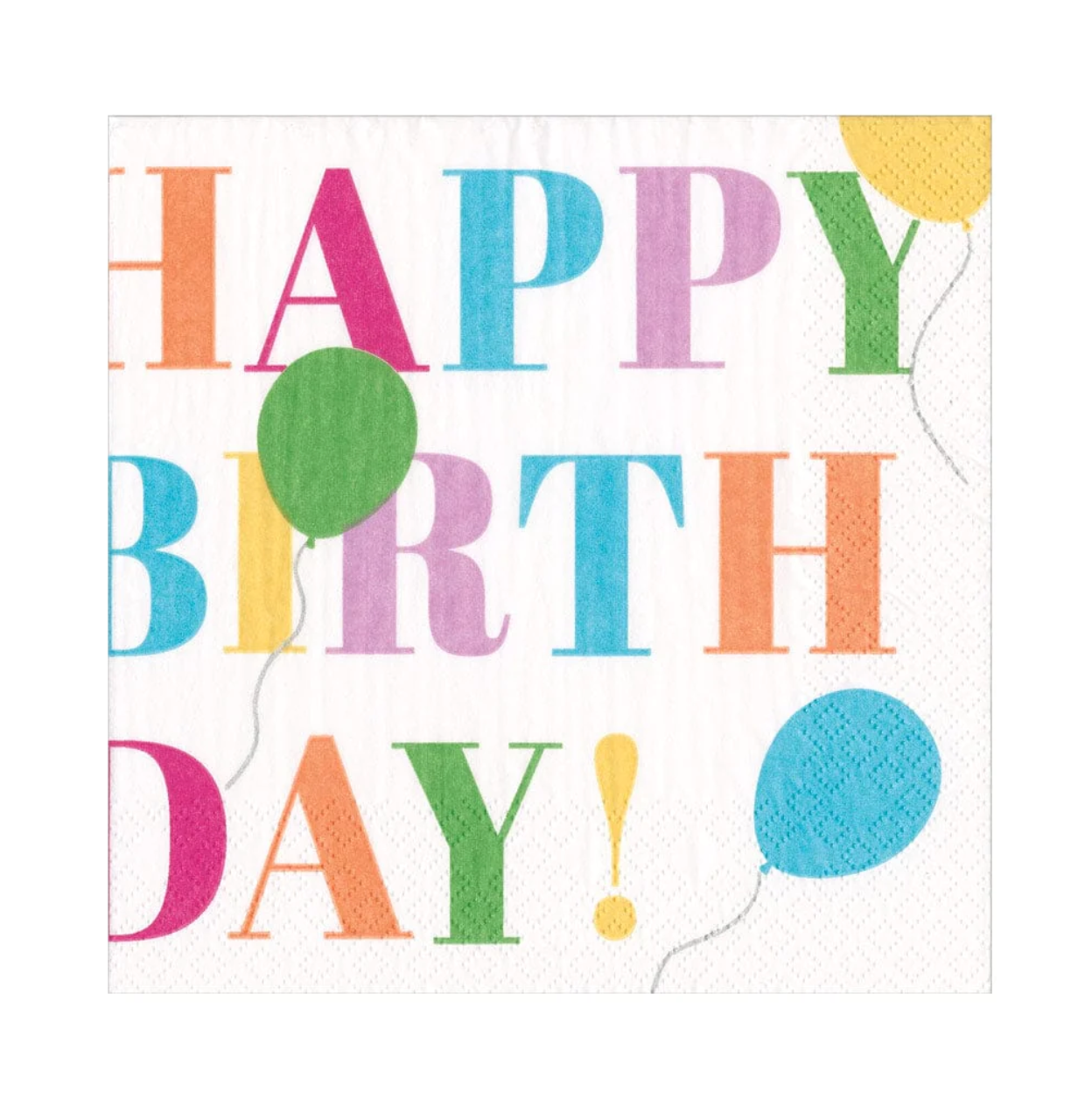 Birthday Surprise Luncheon Napkins