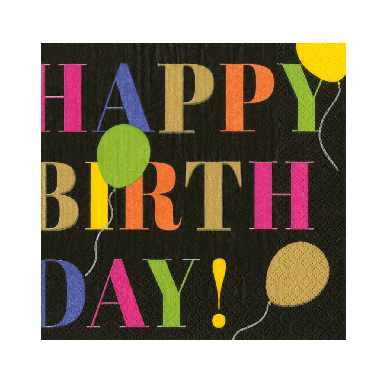 Birthday Surprise Luncheon Napkins
