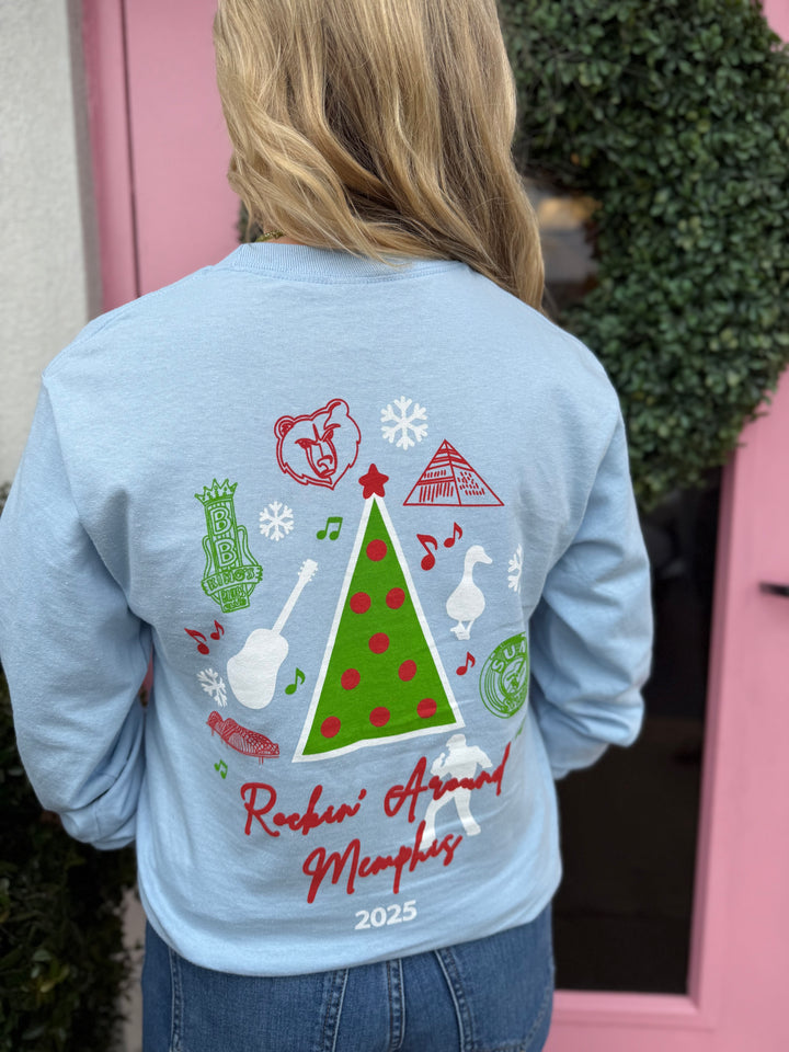 Rocking Around Memphis Long Sleeve T-Shirt