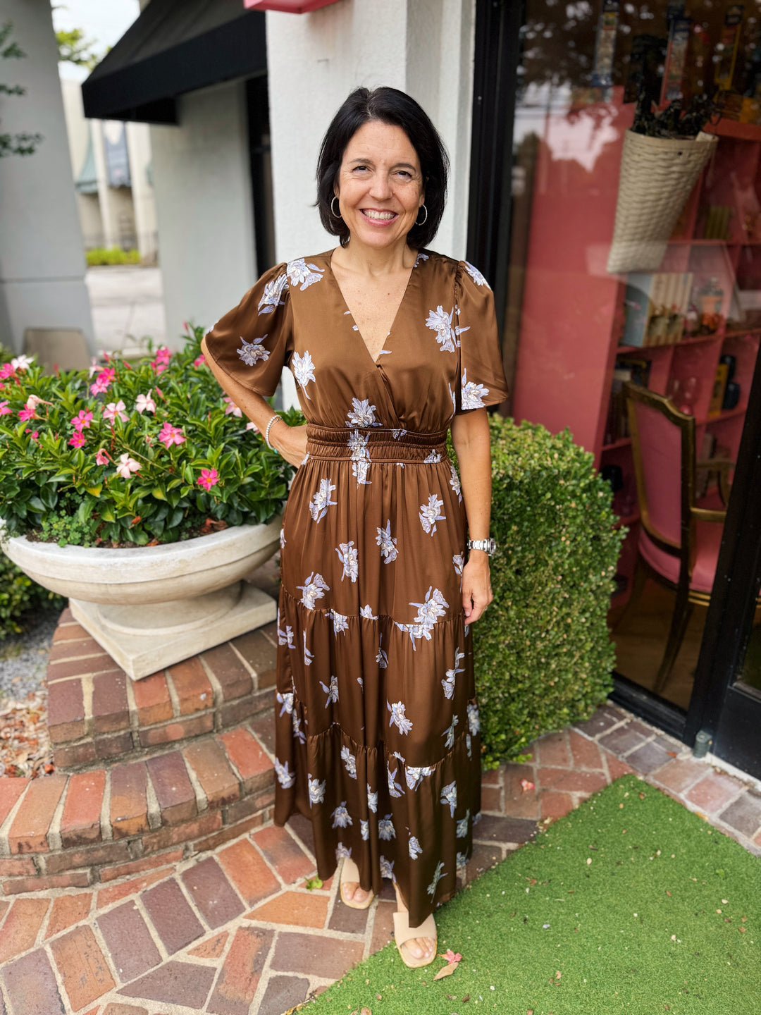 Arianna Floral Tiered Maxi Dress
