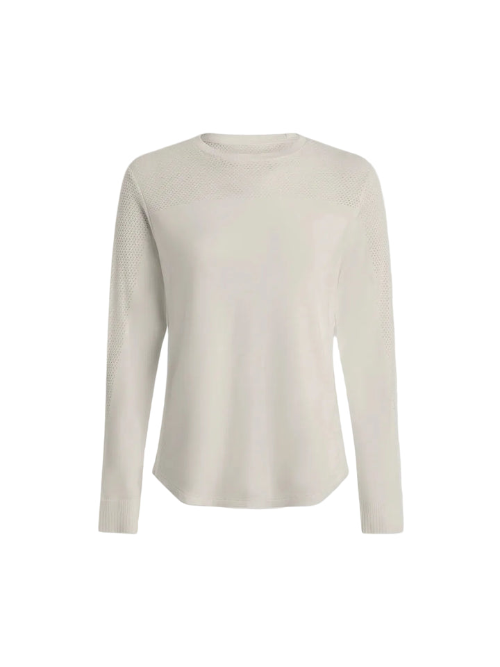 Samia Seamless Long-Sleeve Tee by Varley - Pickering Boxwood
