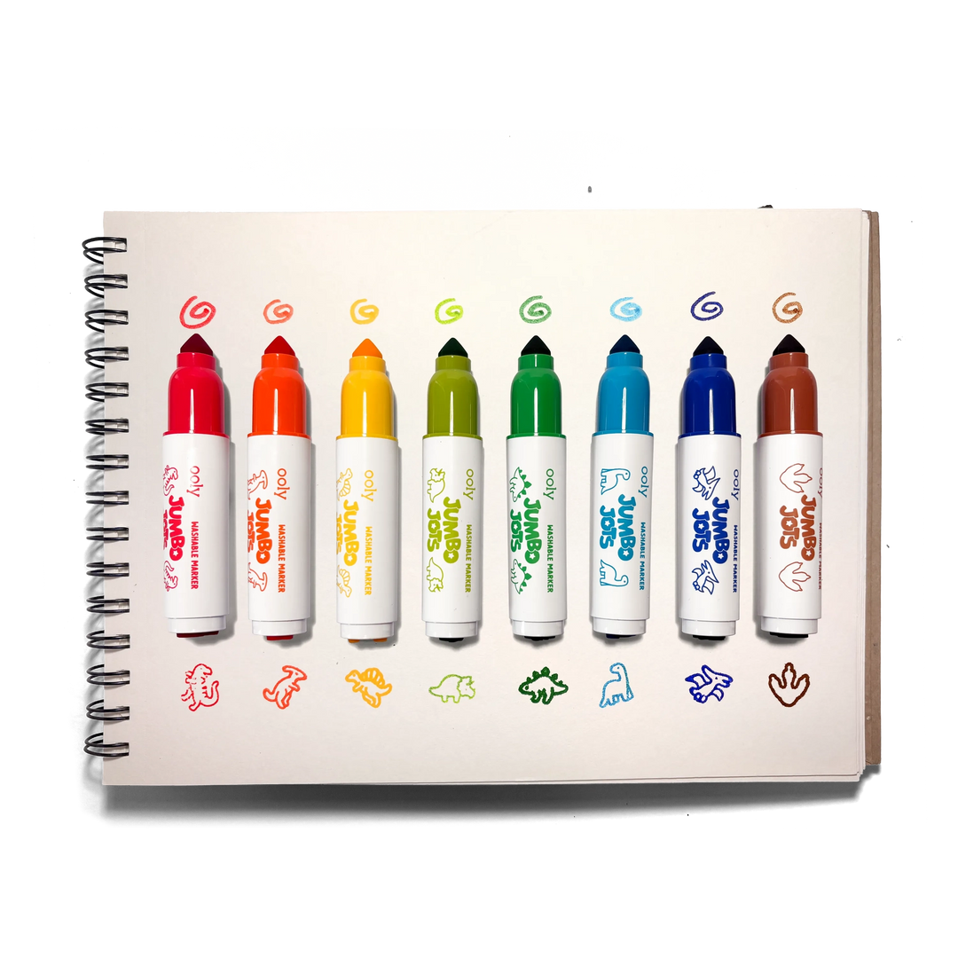 Jumbo Jots: Dual Tip Cone &amp; Stamp Markers