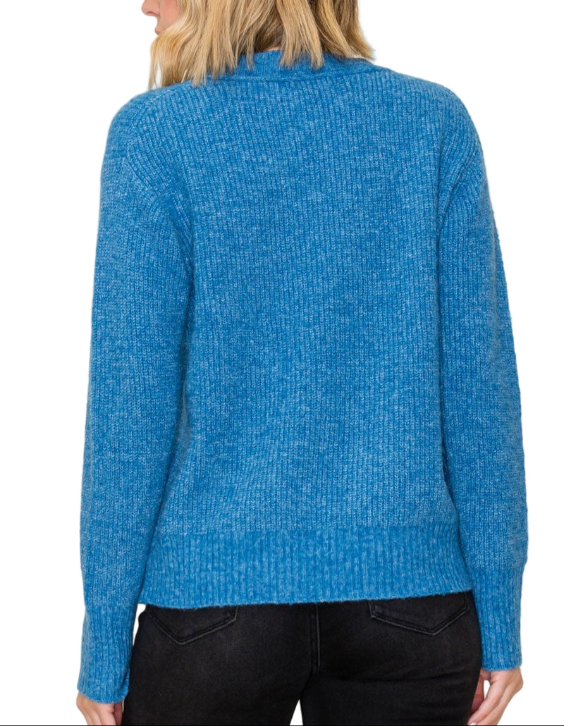 Wrap yourself in cozy charm with the Janis Crew Neck Sweater. Its ribbed crew neck adds a fun texture twist, while the soft fabric hugs you like a gentle hug from your favorite plush toy. Perfect for playful layering or solo style, this sweater keeps comfort front and center with a dash of effortless flair.