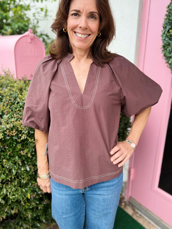 Zoe Puff Sleeve Top