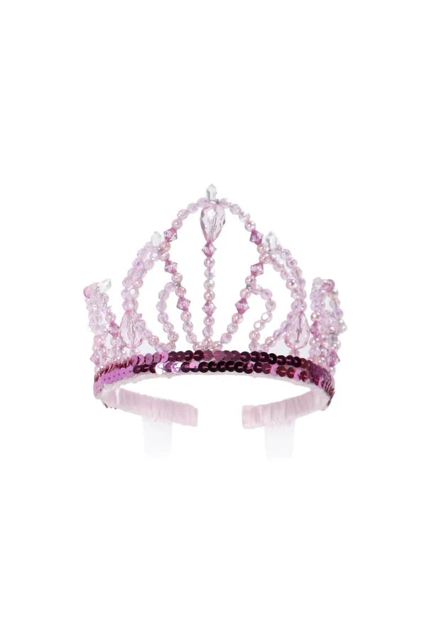 The beaded tiara is the perfect accessory to your dress up attire.