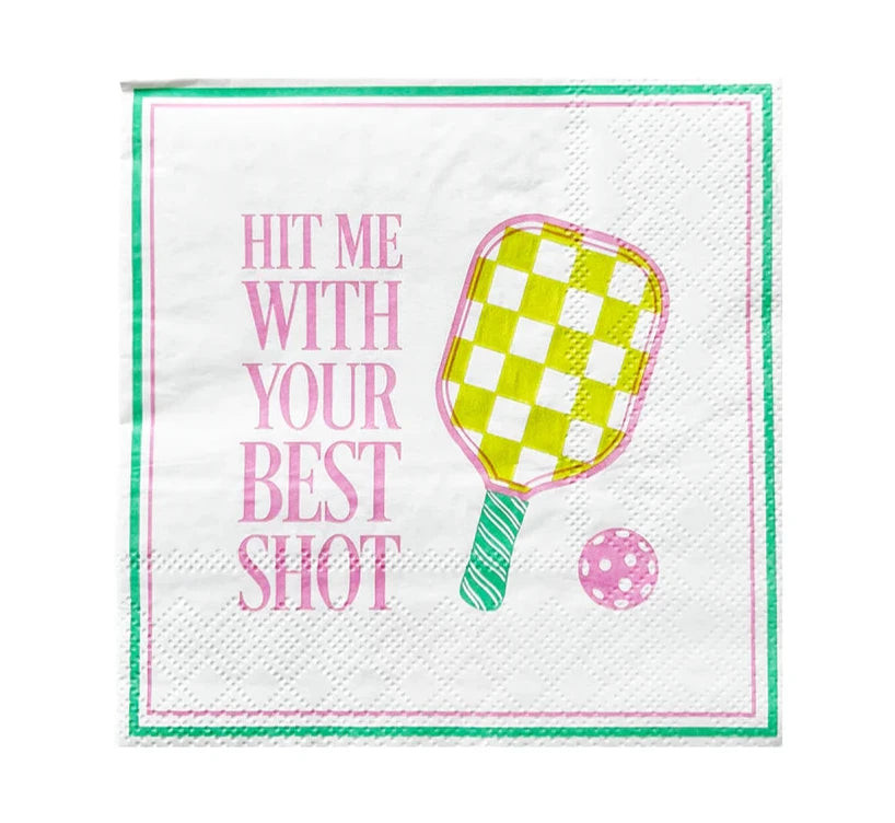 Package contains 20 paper napkins
Each napkin measures approximately 5 inches folded