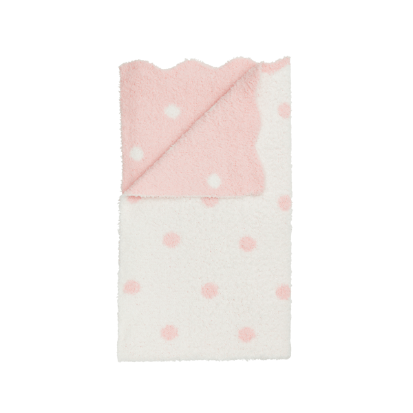 Polka Dot Chenille Blanket - Pickering Boxwood