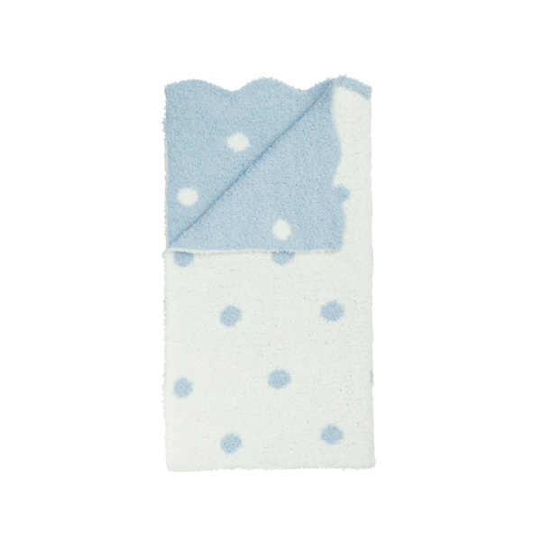 Polka Dot Chenille Blanket - Pickering Boxwood