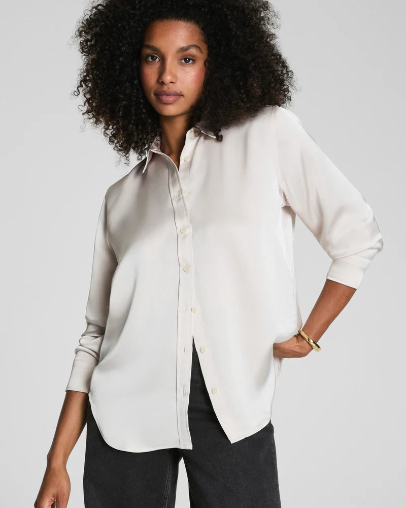 Better Than Silk Button Down by Spanx
