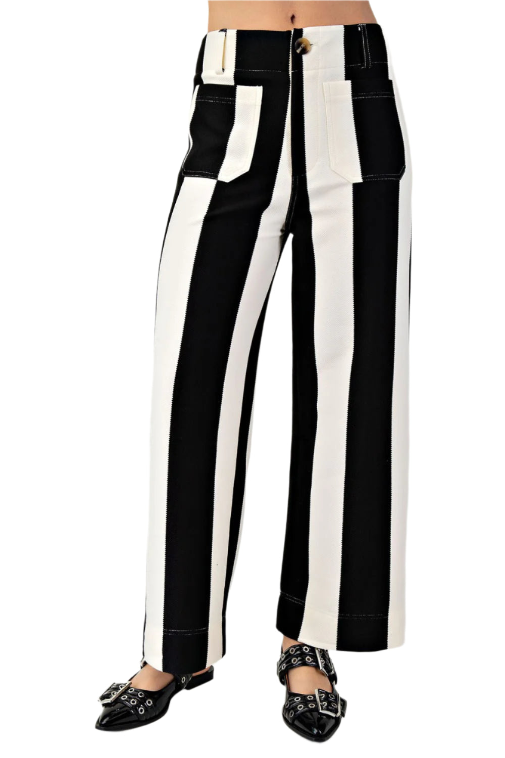 Colette Cropped Wide-Leg Pants