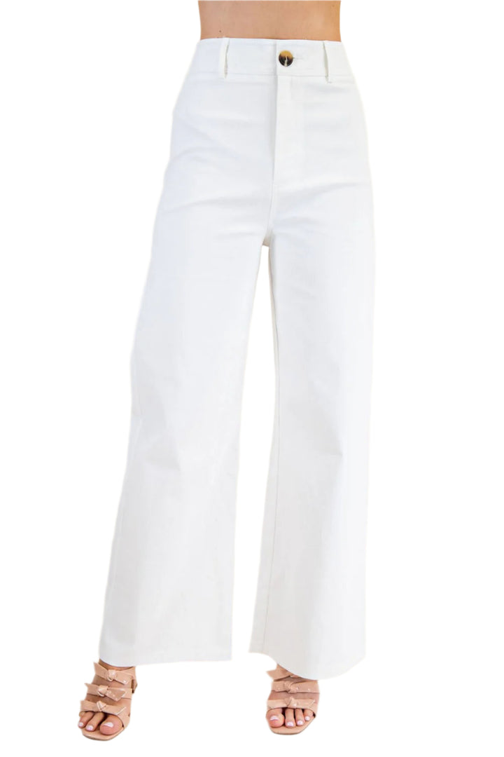 Elevate your style with our High Waisted Straight Pants. These pants offer a flattering high-waisted fit that accentuates your curves and a straight leg design for a sleek and sophisticated look.&nbsp;