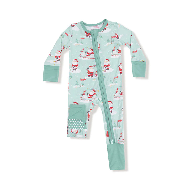 Golfing Santa & Elves Children's Pajamas