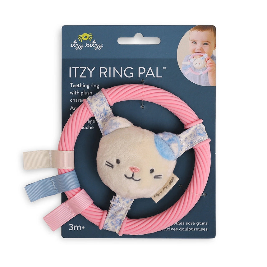 Itzy Ring Pal™ - Teething Ring with Plush Character