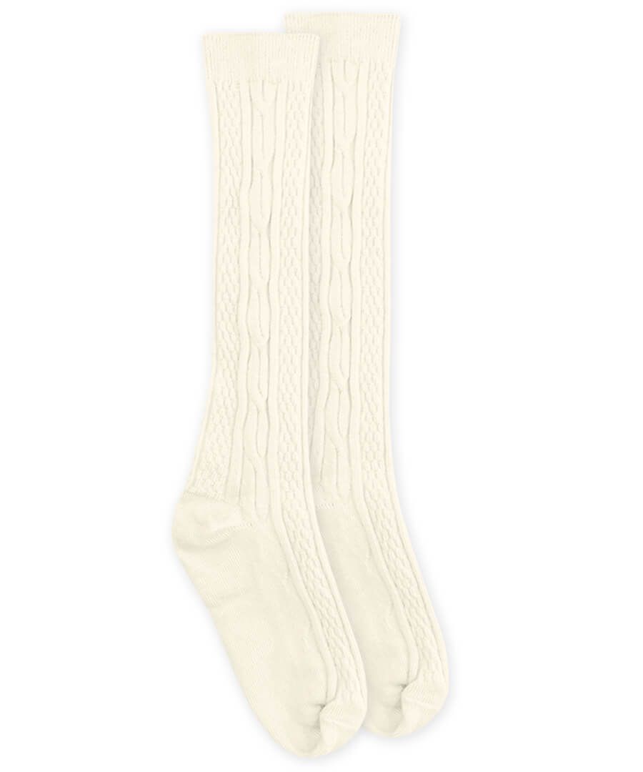 Classic Cable Knee High Socks (1 Pair)