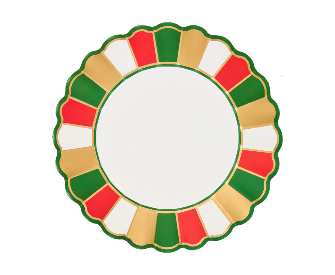 Joyful Christmas Scalloped Tableware