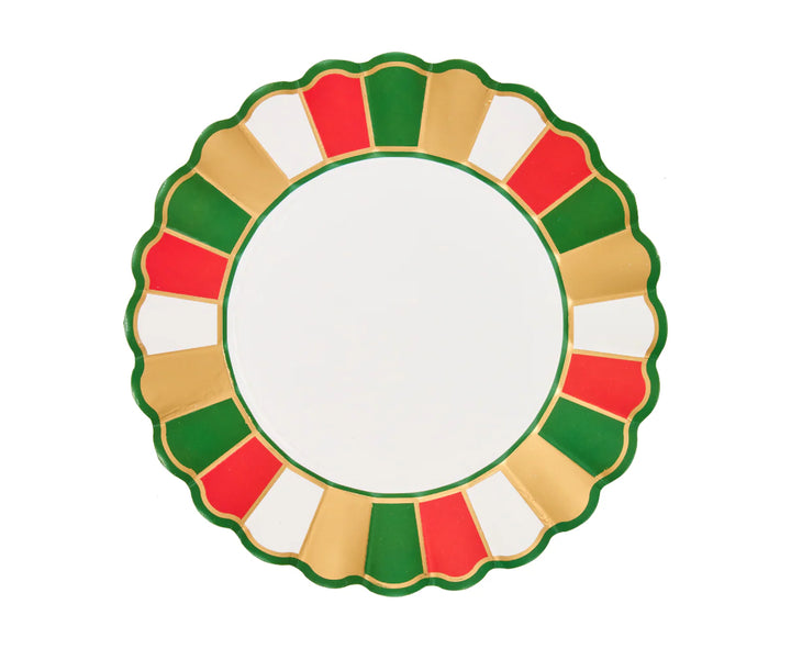Joyful Christmas Scalloped Tableware