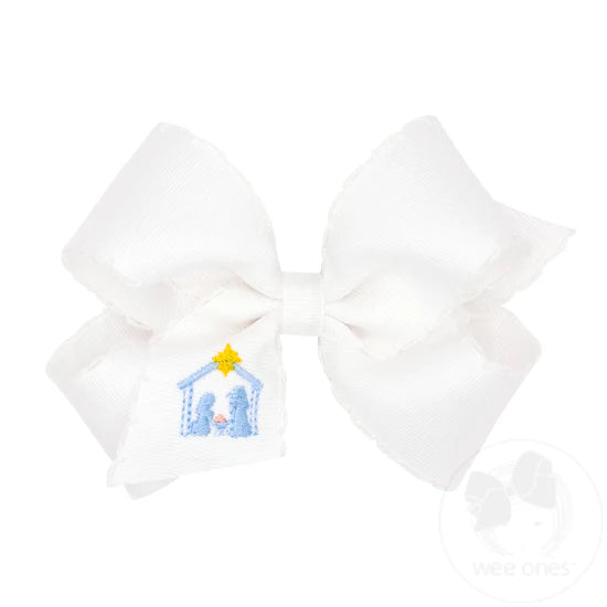 Wee One's Nativity Bow, Medium
