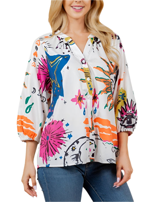 Lexee Printed Top