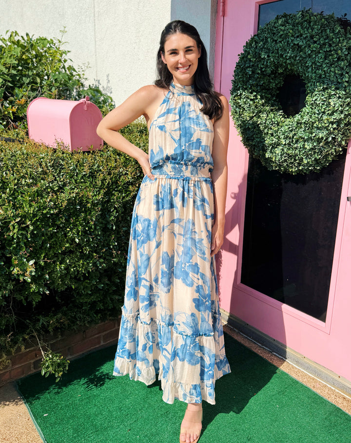 Kailee Halter Neck Maxi dress