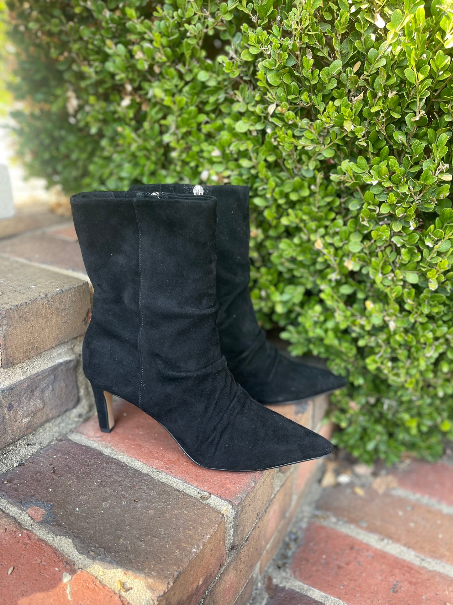 Fernly Boots in Onyx Suede by Dolce Vita 