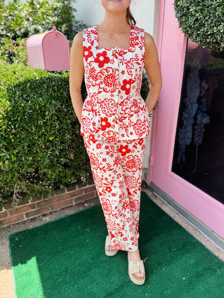 Marcie Floral Pant Set