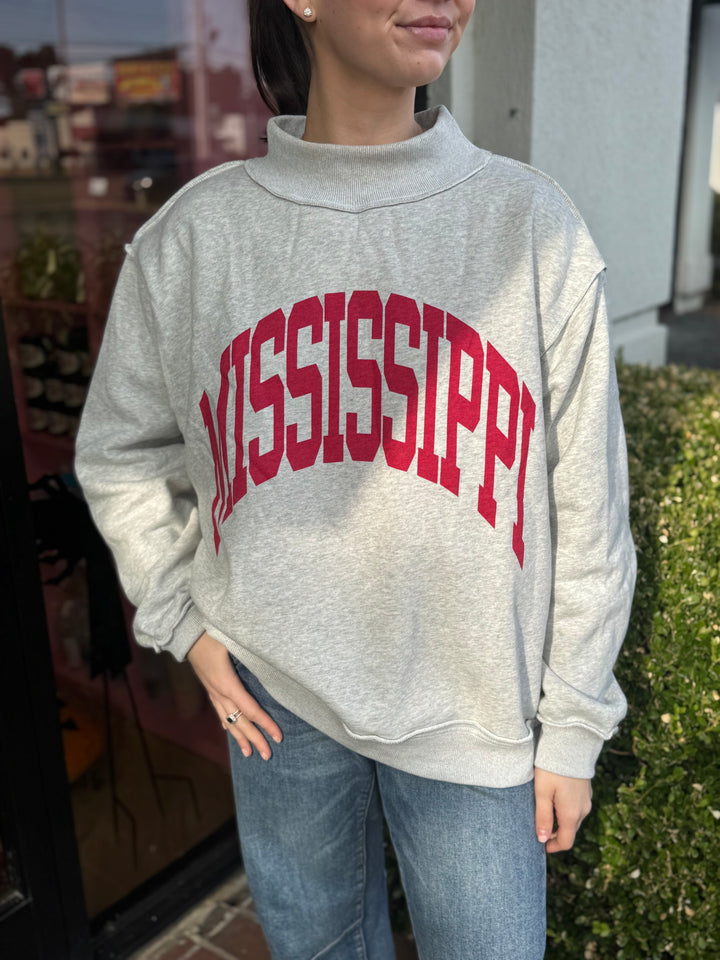 Mississippi Reversible Crewneck