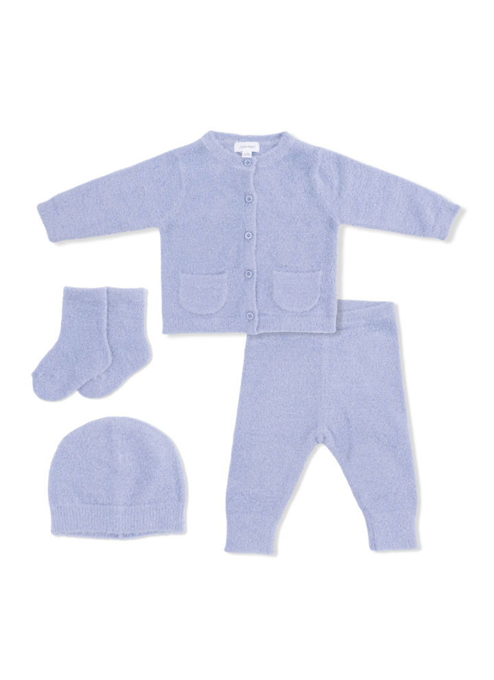 Chenille Button Down Cardigan Set