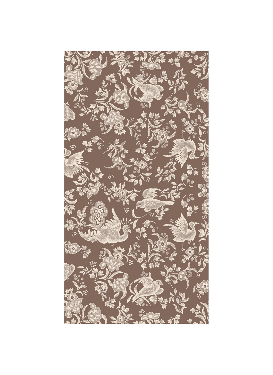 Brown Regal Peacock Napkins