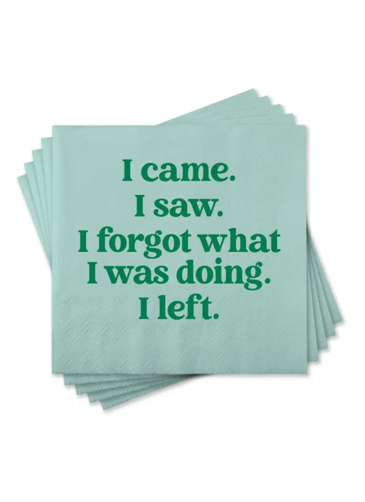 Funny Saying Cocktail Napkins - Pickering Boxwood