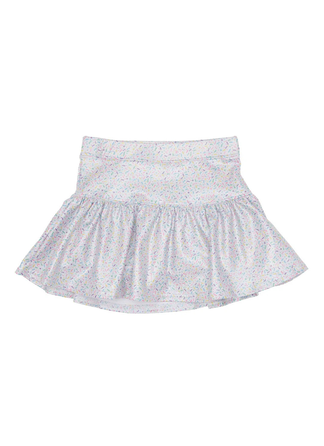 Gathered Skort in Shimmer Sprinkles