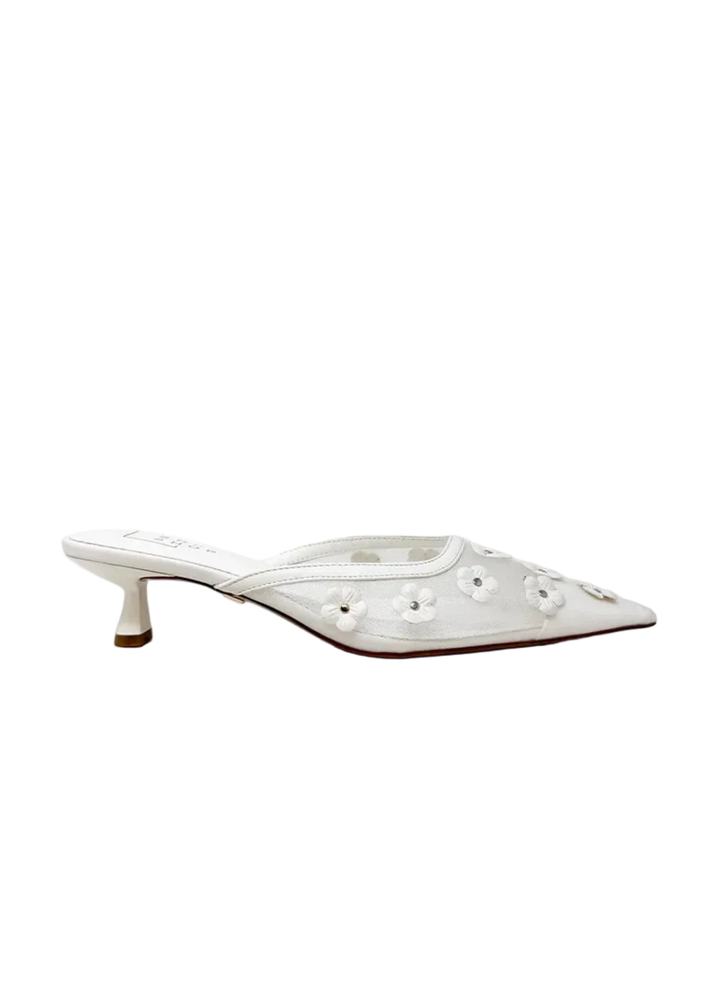 Norma Mule in White by ShuShop