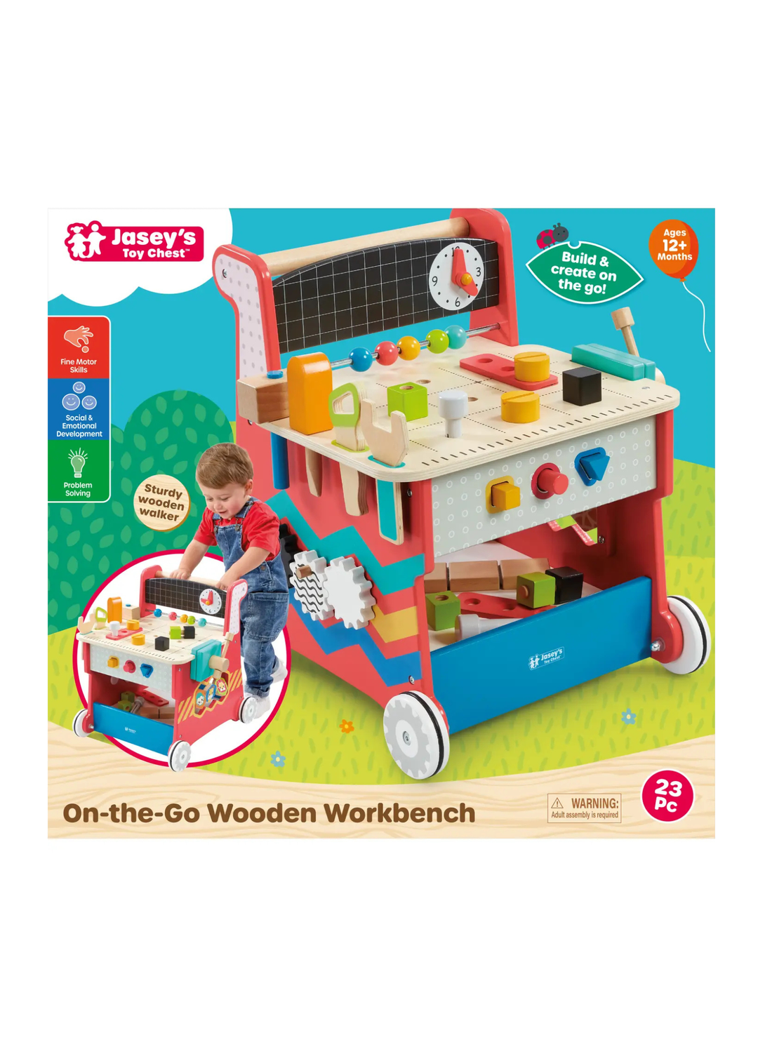 On-the-Go Wooden Workbench