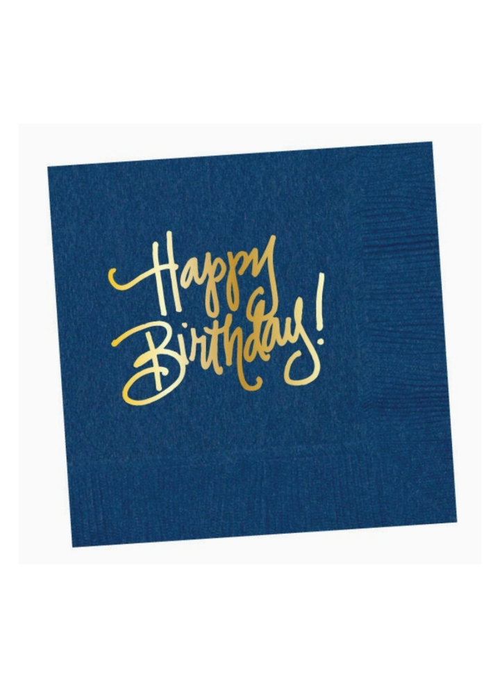 Happy Birthday Napkins by Natalie Chang