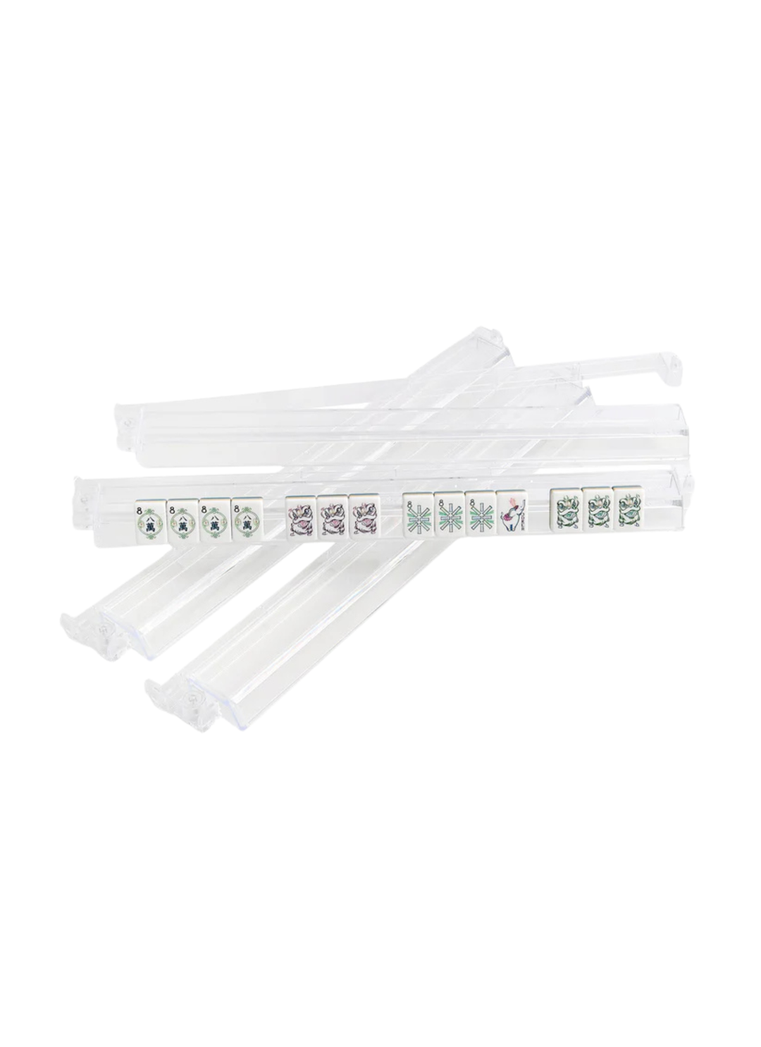 Acrylic Rack &amp; Pusher Set by Oh My Mahjong