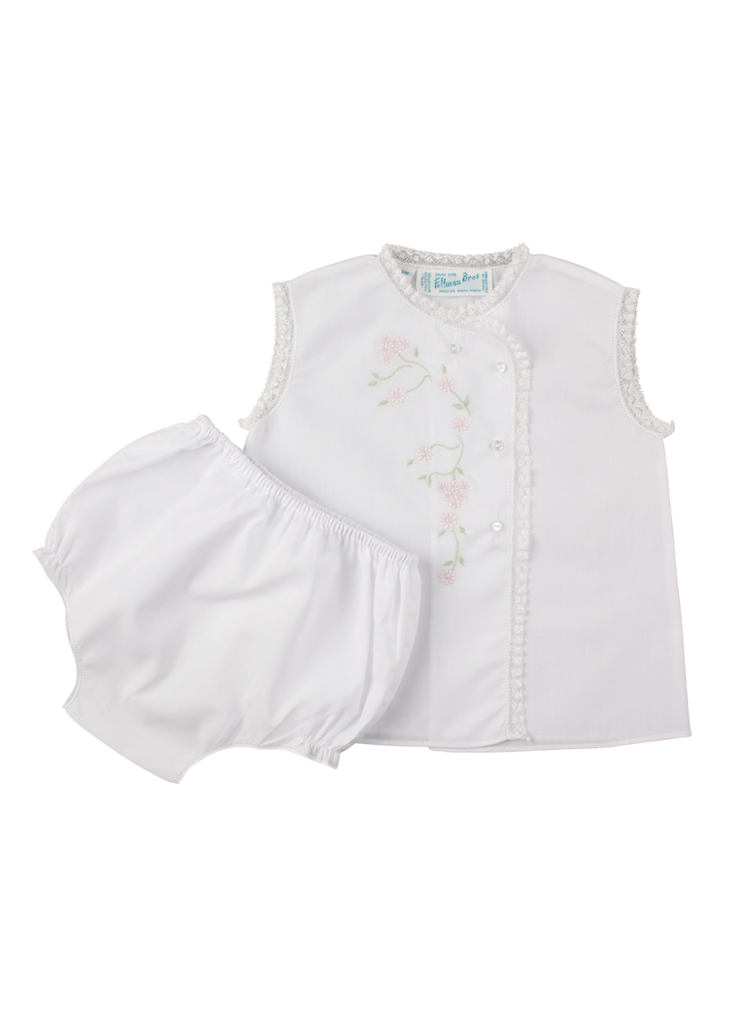 Girls Floral Lace Diaper Set by Feltman Brothers