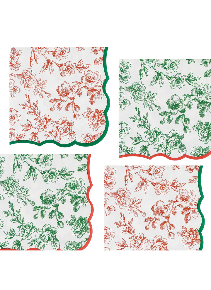 Toile De Jouy Christmas Tableware