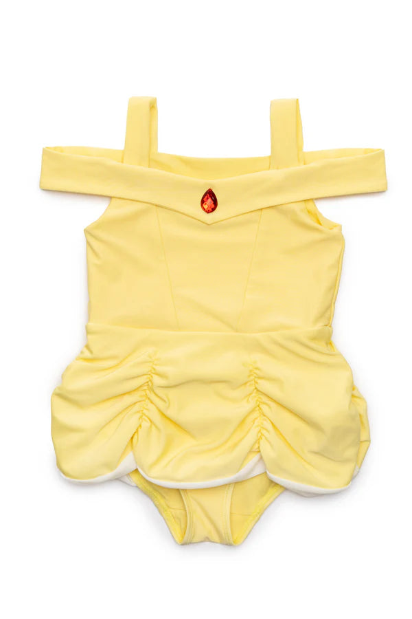 Crafted from high-quality, durable materials, this swimsuit ensures a comfortable and secure fit, allowing your child to swim and play with ease. The fabric is soft against the skin, providing a gentle touch and ensuring hours of joyful water adventures.

Not only is this swimsuit visually stunning, but it also offers reliable sun protection. With a built-in UPF 50+ rating, it shields your child&