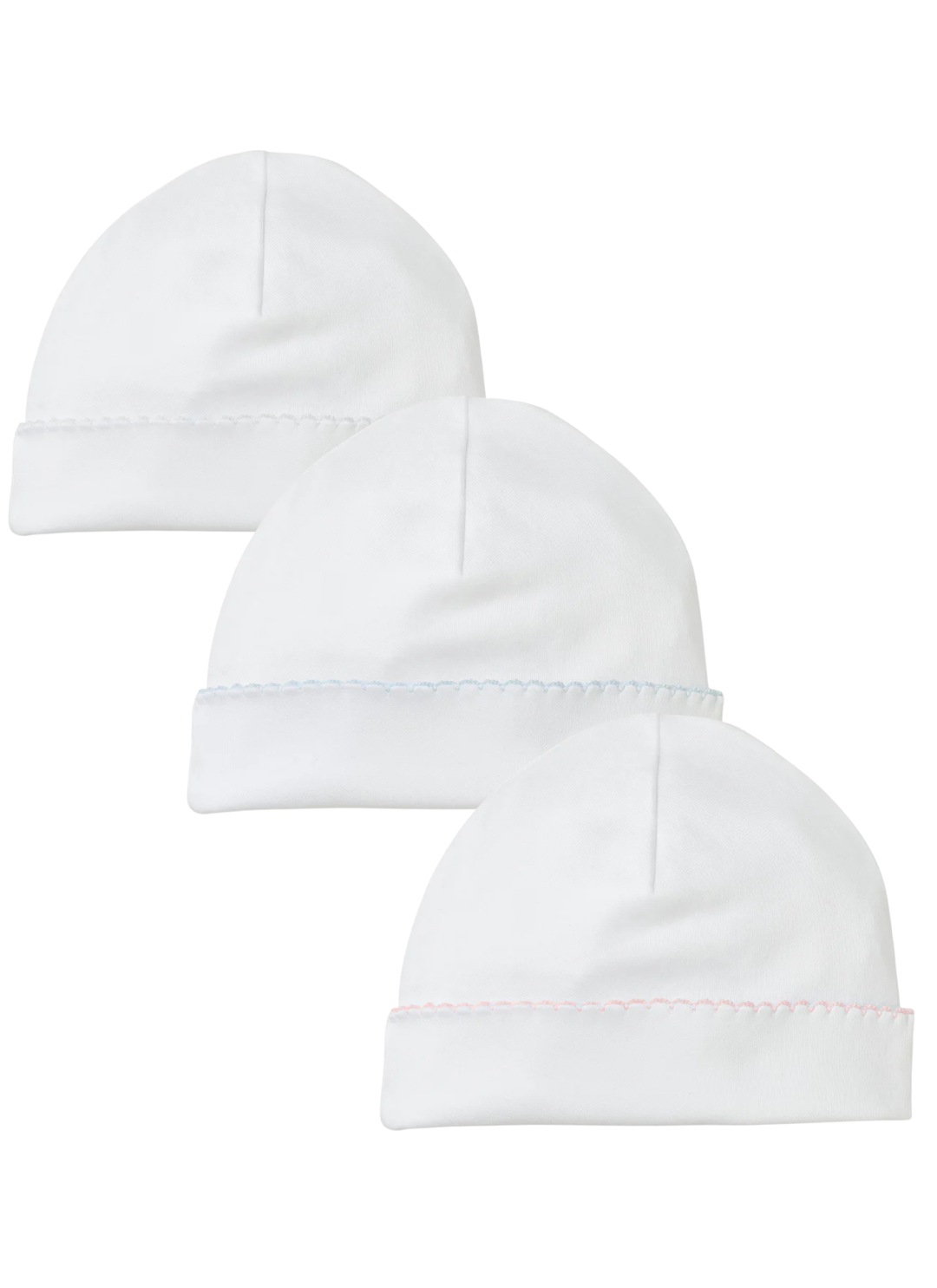 Soft, simple, and perfect for baby’s first days, the cotton Saylor beanie is thoughtfully designed for newborn comfort. Made from gentle organic cotton, it features a classic fold-over cuff with delicate picot trim for a sweet finishing touch. Cozy, breathable, and easy to wear, it’s an everyday essential that pairs beautifully with any Paty newborn outfit.
