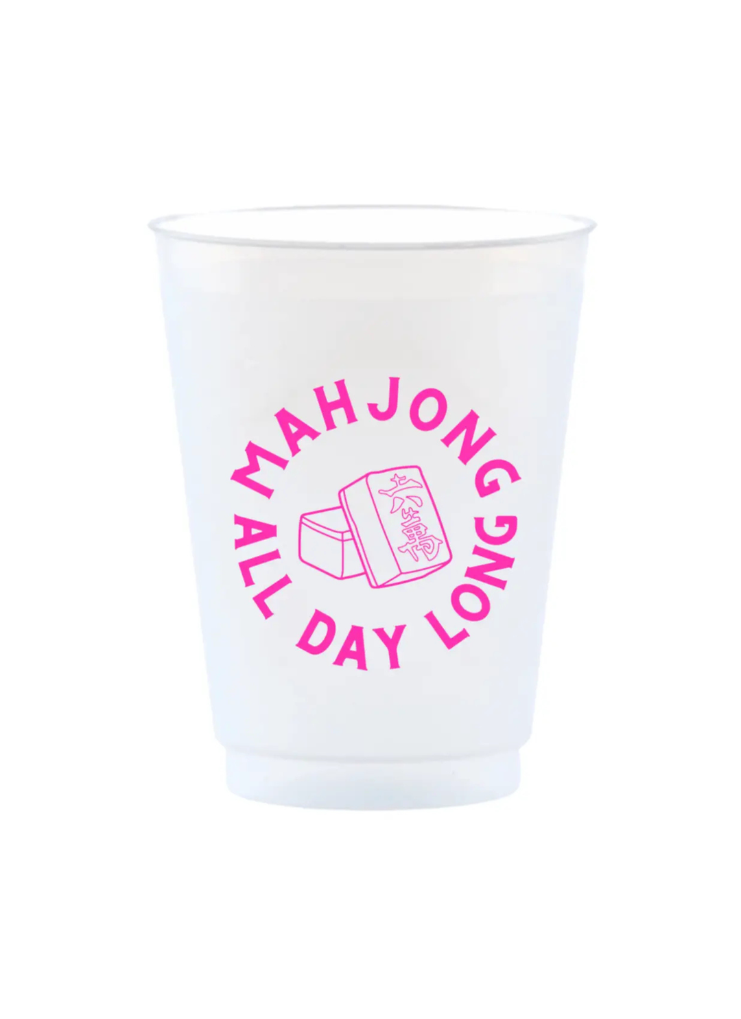 Mahjong Party frost Flex Cups