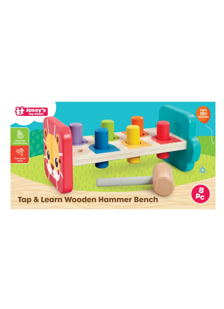 Tap &amp; Learn Wooden Hammer Bench