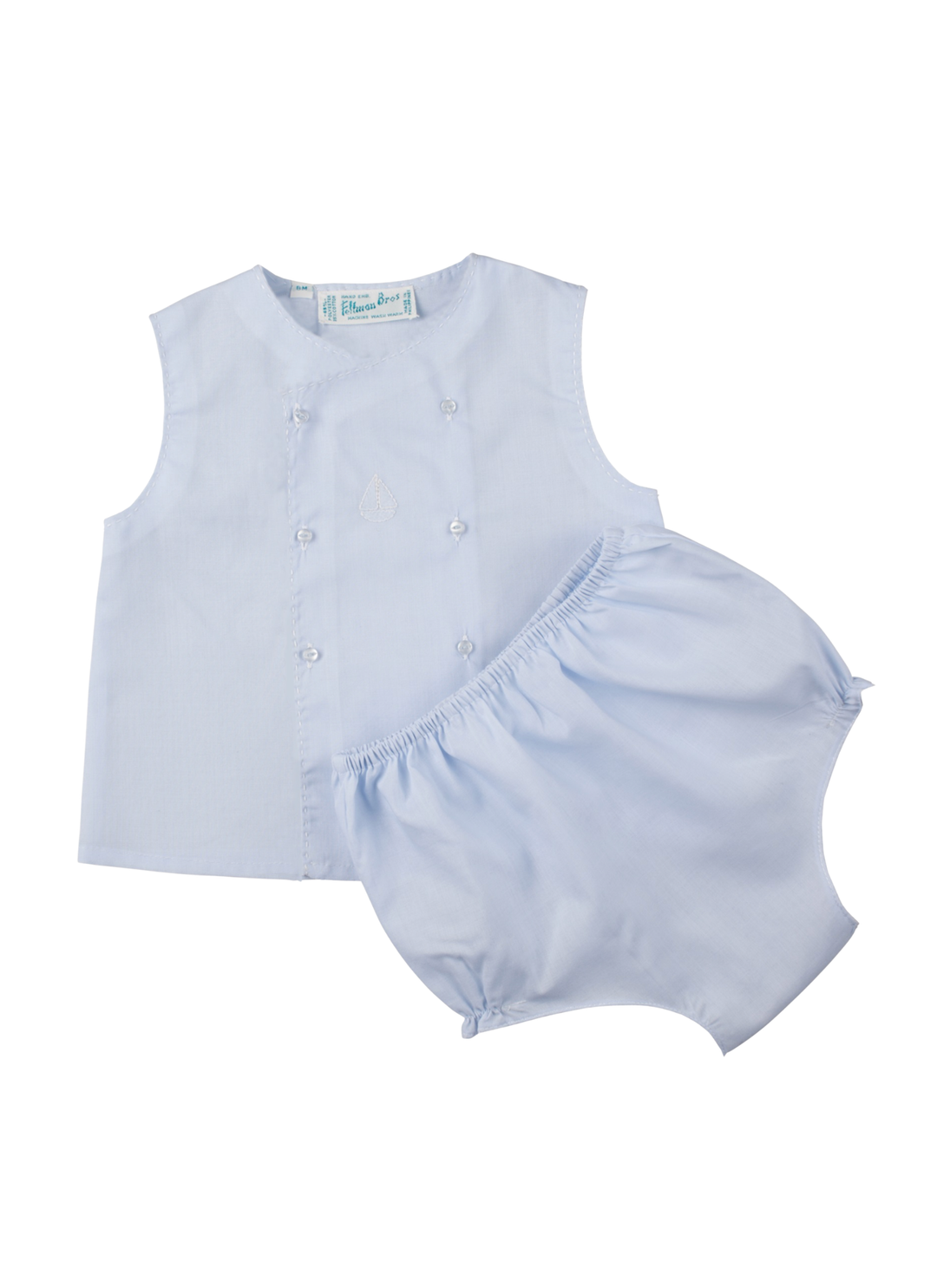 Boys Sailboat Diaper Set by Feltman Brothers
