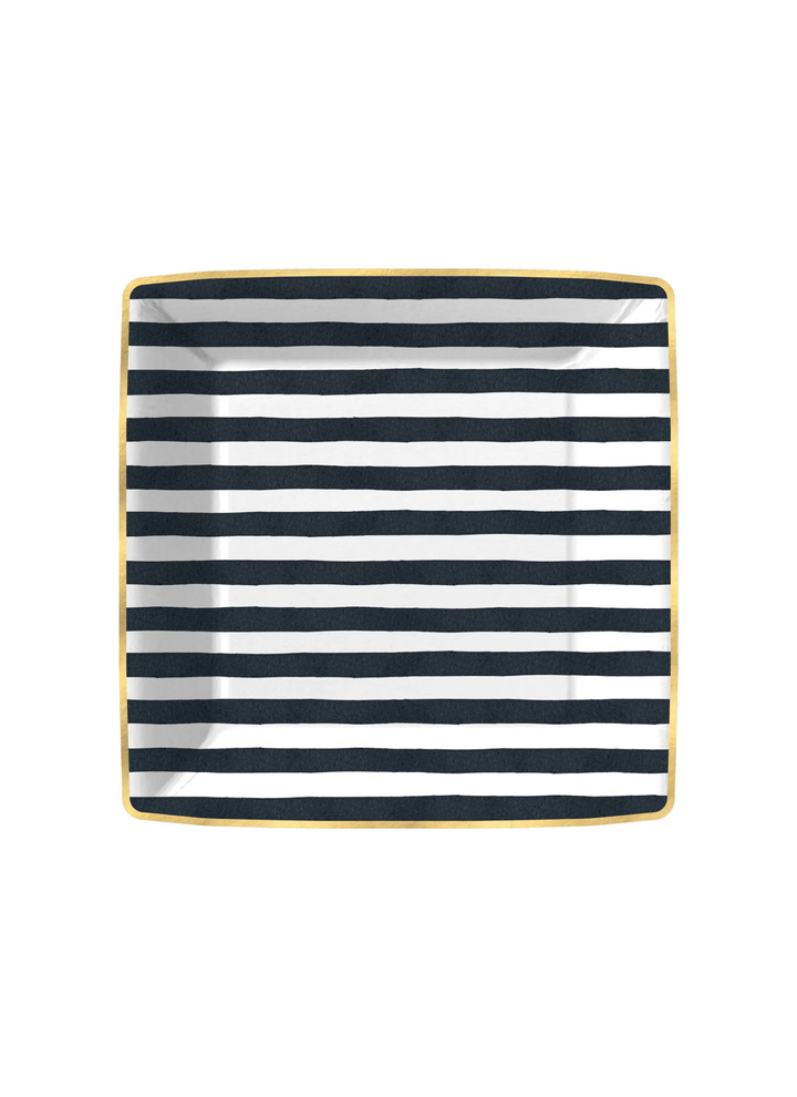 Bold Stroke Stripe Tableware in Black