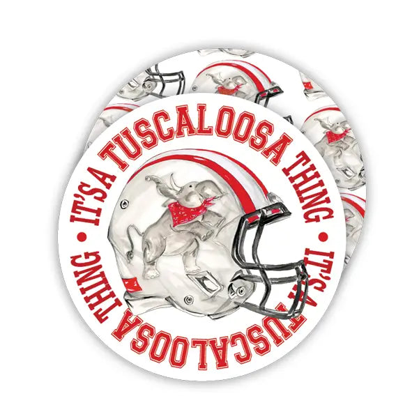 SEC Helmet Round Paper Coasters