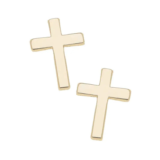 Ruth Cross Stud Earrings