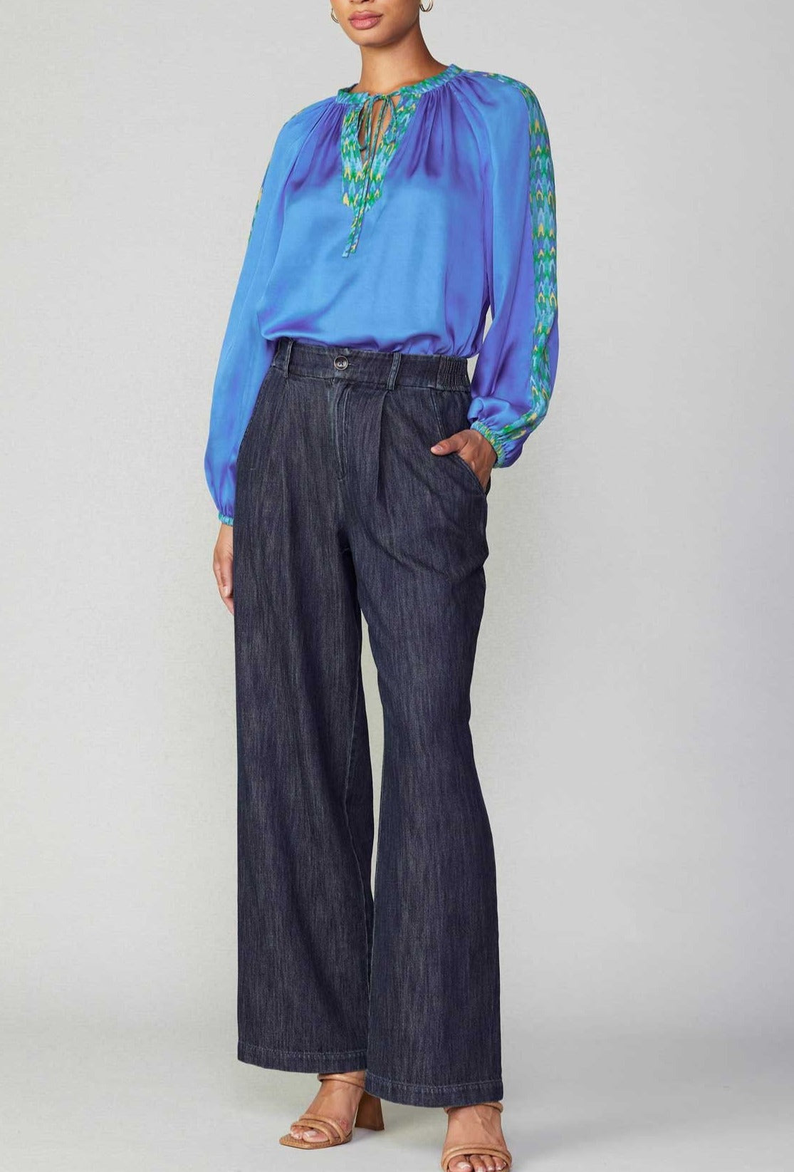 Indigo Wide Leg Pants