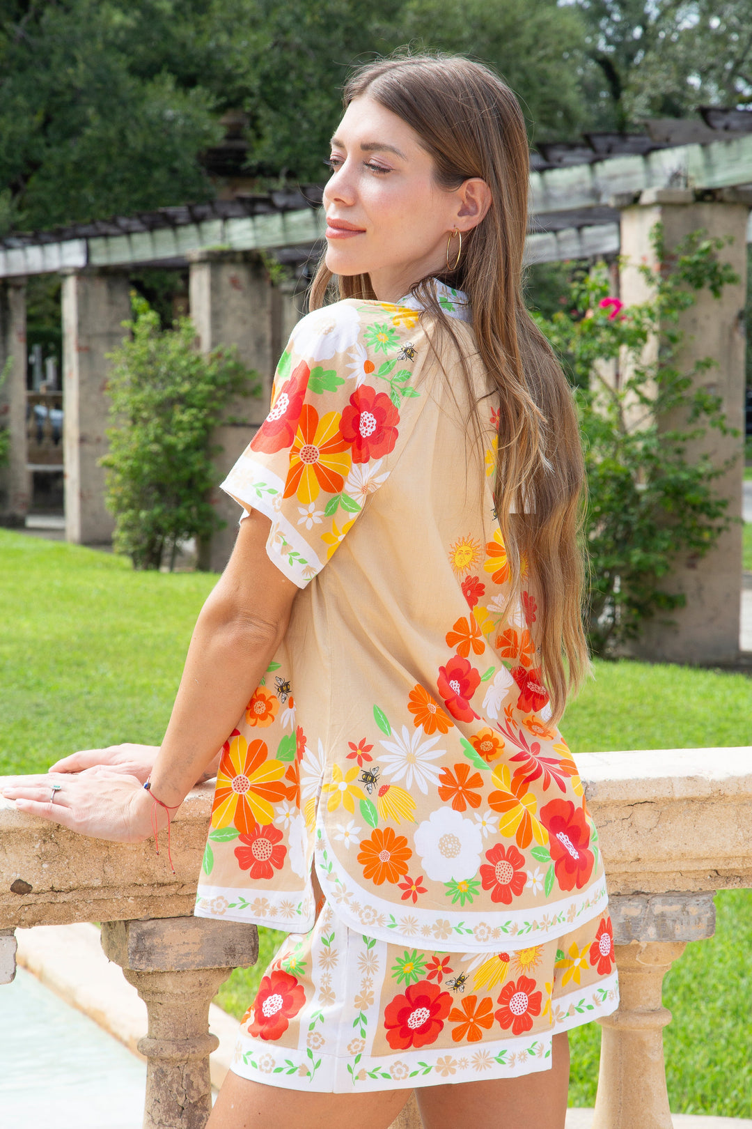 Malta Short Set in Palermo Tan