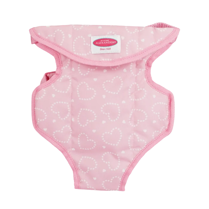 Madame Alexander Doll Carrier - Pink Hearts