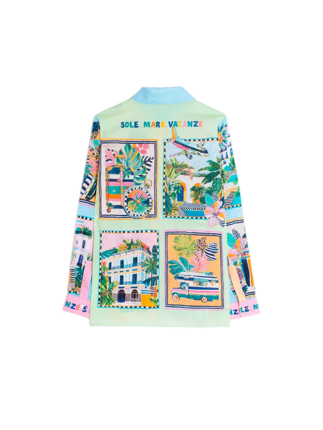 Travel Scene Print Shirt by Vilagallo